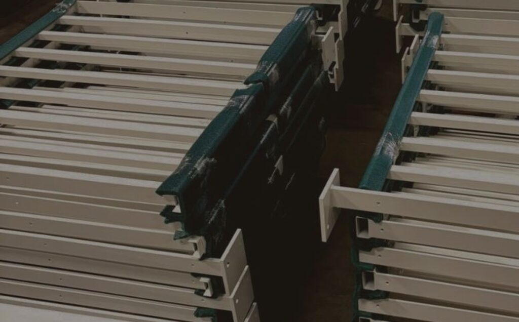 Chantier CETS : traitement de garde-corps industriels